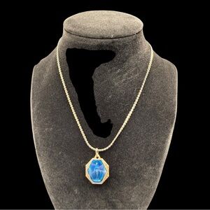 Silver Chain with religious enamel Miraculous Medal Pendant